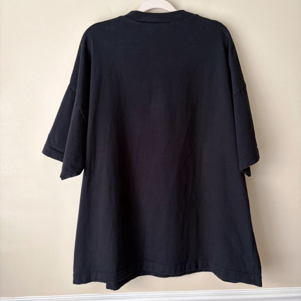 Fear of God Essentials | Crewneck Short Sleeve T-Shirt Rubber Logo Black Large - Picture 5 of 7